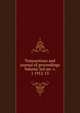Transactions and journal of proceedings Volume 3rd ser. v. 1 1912-13, 
