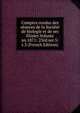 Comptes rendus des seances de la Societe de biologie et de ses filiales Volume an.1871: 23rd:ser.5:t.3 (French Edition), 