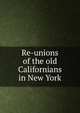 Re-unions of the old Californians in New York, 