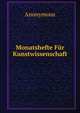 Monatshefte Fur Kunstwissenschaft, Heinrich Kretschmayr 