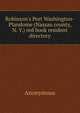Robinson's Port Washington-Plandome (Nassau county, N. Y.) red book resident directory, Heinrich Kretschmayr 