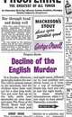 Decline of the English Murder (Penguin Great Ideas), Orwell, George 