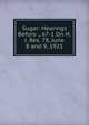 Sugar: Hearings Before ., 67-1 On H.J. Res. 78, June 8 and 9, 1921, 