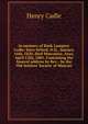 In memory of Ruth Lamprey Cadle: born Orford, N.H., January 16th, 1820, died Muscatine, Iowa, April 12th, 1885. Containing the funeral address by Rev. . by the Old Settlers' Society of Muscati, Henry Cadle 
