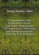 A Supplement to the Dissertation On the 1260 Years: Containing a Full Reply to the Objections and Misrepresentations of the Rev. E.W. Whitaker, George Stanley Faber 