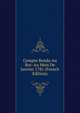 Compte Rendu Au Roi: Au Mois De Janvier 1781 (French Edition), 