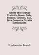 Where the Strange Trails Go Down; Sulu, Borneo, Celebes, Bali, Java, Sumatra, Straits Settlements, E. Alexander Powell 