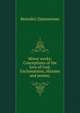 Minor works; Conceptions of the love of God, Exclamations, Maxims and poems;, Benedict Zimmerman 