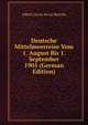 Deutsche Mittelmeerreise Vom 1. August Bis 1. September 1905 (German Edition), Heinrich Kretschmayr 