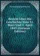 Bericht Uber Die Geschichte Vom 31. Marz Und 1. April 1845 (German Edition), Sonnenberg Ludwig von 