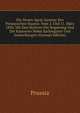 Die Neuen Agrar-Gesetze Des Preussischen Staates: Vom 2. Und 11. Marz 1850. Mit Den Motiven Der Regierung Und Der Kammern Nebst Sachregister Und Anmerkungen (German Edition), Prussia 
