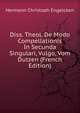 Diss. Theol. De Modo Compellationis In Secunda Singulari, Vulgo, Vom Dutzen (French Edition), Hermann Christoph Engelcken 