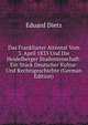 Das Frankfurter Attentat Vom 3. April 1833 Und Die Heidelberger Studentenschaft: Ein Stuck Deutscher Kultur- Und Rechtsgeschichte (German Edition), Eduard Dietz 