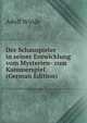 Der Schauspieler in seiner Entwicklung vom Mysterien- zum Kammerspiel (German Edition), Adolf Winds 