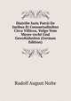 Diatribe Iuris Patrii De Iuribus Et Consuetudinibus Circa Villicos, Vulgo Vom Meyer-recht Und Gewohnheiten (German Edition), Rudolf August Nolte 