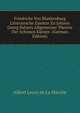 Friedrichs Von Blankenburg Litterarische Zusatze Zu Johann Georg Sulzers Allgemeiner Theorie Der Schonen Kunste. (German Edition), Heinrich Kretschmayr 