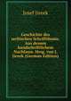 Geschichte des serbischen Schriftthums. Aus dessen handschriftlichem Nachlasse. Hrsg. von J. Jireek (German Edition), Josef Jireek 