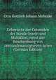 Uebersicht der Cetoniden der Sunda-Inseln und Molukken, nebst der Beschreibung von zweiundzwanzigneuen Arten (German Edition), Otto Gottlieb Johann Mohnike 
