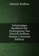 Vollstandiges Handbuch Der Oryktognosie Von Henrich Steffens, Volume 3 (German Edition), Henrich Steffens 