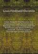 Fehde Mangolds Von Eberstein Zum Brandenstein Gegen Die Reichsstadt Nurnberg 1516-1522: Charakterbild Der Rechtlichen Und Wirthschaftlichen Zustande . Vor Dem Grossen Bauernkriege (German Edition), Louis Ferdinand Eberstein 