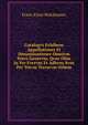 Catalogvs Exhibens Appellationes Et Denominationes Omnivm Potvs Genervm, Qvae Olim In Vsv Fvervnt Et Adhvnc Svnt Per Totvm Terrarvm Orbem, Franz Ernst Bruckmann 