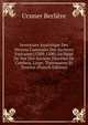 Inventaire Analytique Des Diversa Cameralia Des Archives Vaticanes (1389-1500) Au Point De Vue Des Anciens Dioceses De Cambrai, Liege, Therouanne Et Tournai (French Edition), Ursmer Berliere 
