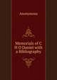 Memorials of C H O Daniel with a Bibliography, Heinrich Kretschmayr 