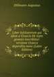 Liber Jubilaeorum qui idem a Graecis He lepte genesis inscribitur: versione Graeca deperdita nunc (Latin Edition), Dillmann Augustus 