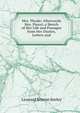 Mrs. Thrale: Afterwards Mrs. Piozzi; a Sketch of Her Life and Passages from Her Diaries, Letters and, Leonard Benton Seeley 
