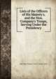 Lists of the Officers of His Majesty's, and the Hon. Company's Troops, Serving Under the Presidency, East India Company Army G Britain Army 