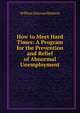 How to Meet Hard Times: A Program for the Prevention and Relief of Abnormal Unemployment, William Delavan Baldwin 