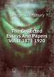 The Collected Essays And Papers Vol II 1875 1920, Saintsbury, George, 1845-1933 