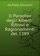 Il Paradiso degli Alberti: Ritrovi e Ragionamenti del 1389, da Prato Giovanni 