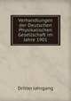 Verhandlungen der Deutschen Physikalischen Gesellschaft im Jahre 1901, Dritter Jahrgang 