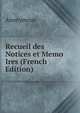 Recueil des Notices et Memo Ires (French Edition), Heinrich Kretschmayr 