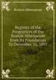 Register of the Proprietors of the Boston Athenaeum from Its Foundation To December 31, 1897, Boston Athenaeum 