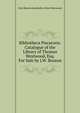 Bibliotheca Piscatoria: Catalogue of the Library of Thomas Westwood, Esq. For Sale by J.W. Bouton, firm Bouton booksellers New Westwood 