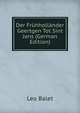 Der Fruhhollander Geertgen Tot Sint Jans (German Edition), Leo Balet 