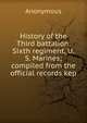 History of the Third battalion, Sixth regiment, U.S. Marines; compiled from the official records kep, Heinrich Kretschmayr 