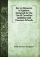 Key to Elements of Algebra; Designed for the Use of Canadian Grammar and Common Schools, John Herbert Sangster 