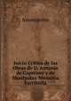 Juicio Critico de las Obras de D. Antonio de Capmany y de Montpalau Memoria Escribiola, Heinrich Kretschmayr 