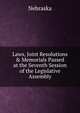 Laws, Joint Resolutions & Memorials Passed at the Seventh Session of the Legislative Assembly, Nebraska 
