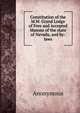 Constitution of the M.W. Grand Lodge of Free and Accepted Masons of the state of Nevada, and by-laws, Heinrich Kretschmayr 