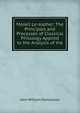 Maskil Le-sopher: The Principles and Processes of Classical Philology Applied to the Analysis of the, John William Donaldson 