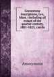 Gravestone inscriptions, Lee, Mass.: including all extant of the quarter century, 1801-1825, carefu, Heinrich Kretschmayr 