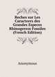 Reches sur Les Caracteers des Grandes Especes Rhinogerros Fossiles (French Edition), Heinrich Kretschmayr 