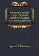 Memories lof the siege of Qebed from the Journal of a French Officer, caption R. Gardiner 