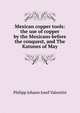 Mexican copper tools: the use of copper by the Mexicans before the conquest, and The Katunes of May, Philipp Johann Josef Valentini 