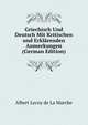 Griechisch Und Deutsch Mit Kritischen und Erklarenden Anmerkungen (German Edition), Heinrich Kretschmayr 