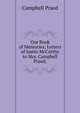 Our Book of Memories; Letters of Justin McCarthy to Mrs. Campbell Praed;, Campbell Praed 
